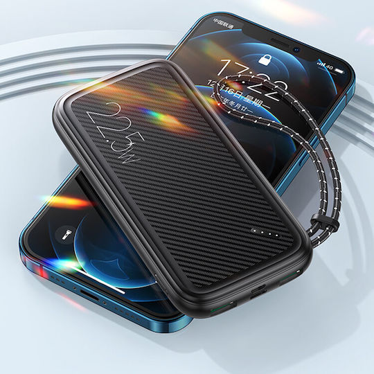 Usams PB56 Power Bank 10000mAh 22.5W with 2 USB-A Ports Power Delivery / Quick Charge 3.0 Black view 6