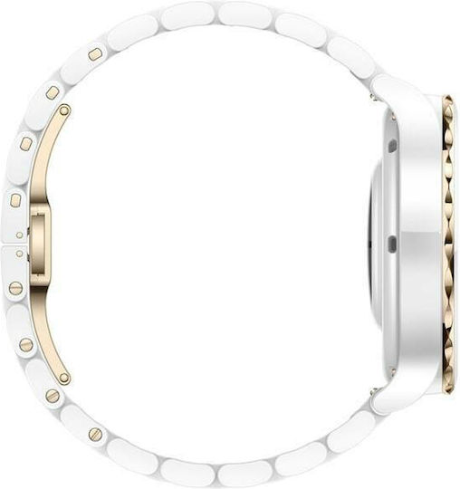 Huawei Watch GT 3 Pro Ceramic 43mm Waterproof with Heart Rate Monitor (Ceramic White) view 5
