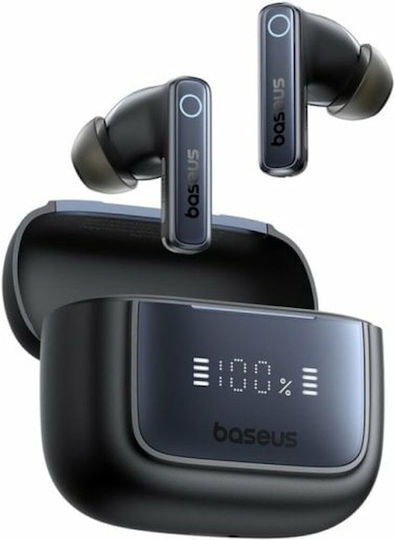 Baseus Bowie 35 In-ear Bluetooth Handsfree Earphones with Sweat Resistance and Charging Case Black