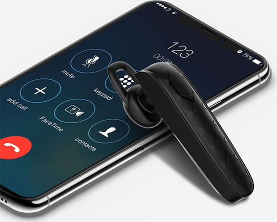 XO B20 Earbud Bluetooth Handsfree Earphone Black view 2