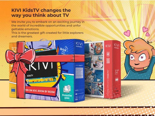 Kivi Smart Television 32" Full HD LED KidsTV HDR (2023) view 9