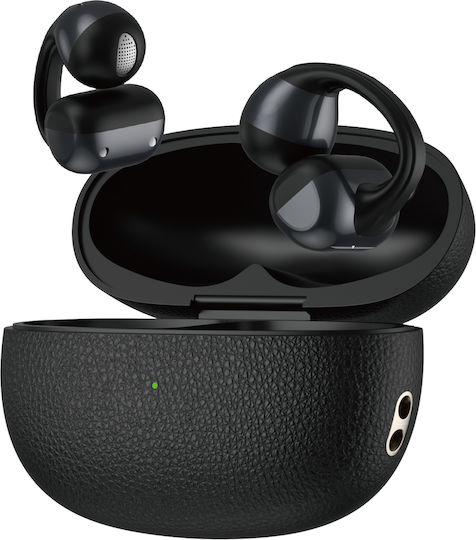Wiwu O501 Open Ear Bluetooth Handsfree Earphones with Charging Case Black vista 2