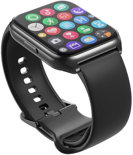Haylou LS02 Pro Smartwatch with Heart Rate Monitor (Black / Blue) view 3