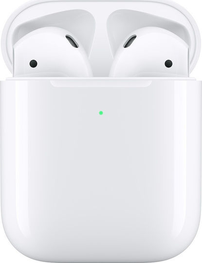 A2 Earbud Bluetooth Handsfree Earphones with Charging Case White view 1