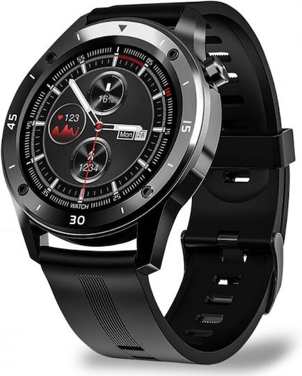 Moxom Sports Waterproof Smartwatch with Heart Rate Monitor (Black)