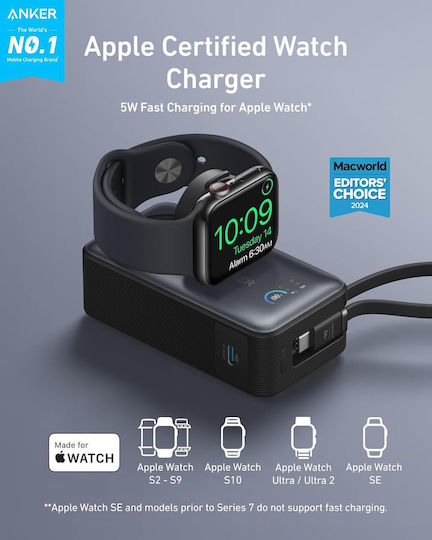 Anker MagGo Power Bank 10000mAh 35W with USB-C Port Gray view 2