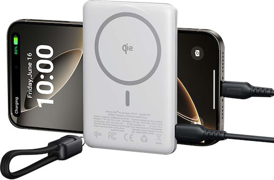 Iniu Power Bank 5000mAh Silver view 5