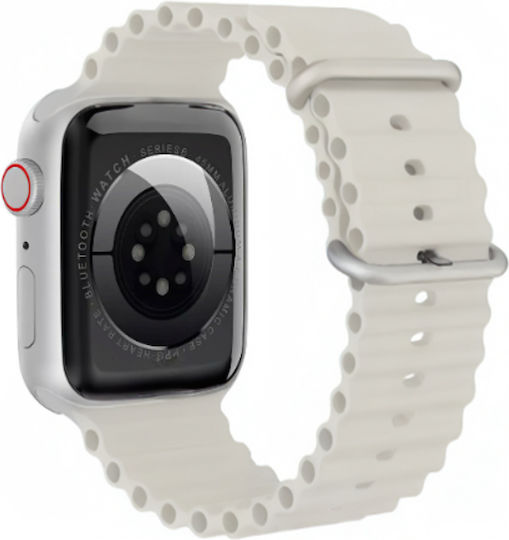 X10 Pro 3 44mm Smartwatch with Heart Rate Monitor (Beige) view 6