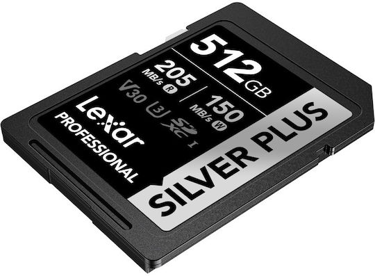 Lexar Professional Silver Plus 1066x Memory Card LSDSIPL512G-BNNNG 512GB SDXC UHS-I U3 A2 V30 view 4