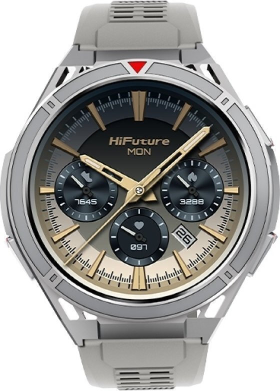 HiFuture Active Waterproof Smartwatch with Heart Rate Monitor (Silver) view 2