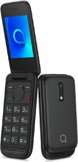 Alcatel 2057D Dual SIM Mobile with Buttons (English Menu) Black view 1