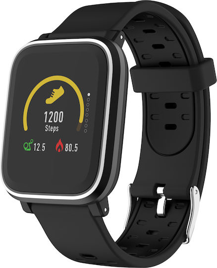 Denver SW-160 37mm Smartwatch with Heart Rate Monitor (Black)