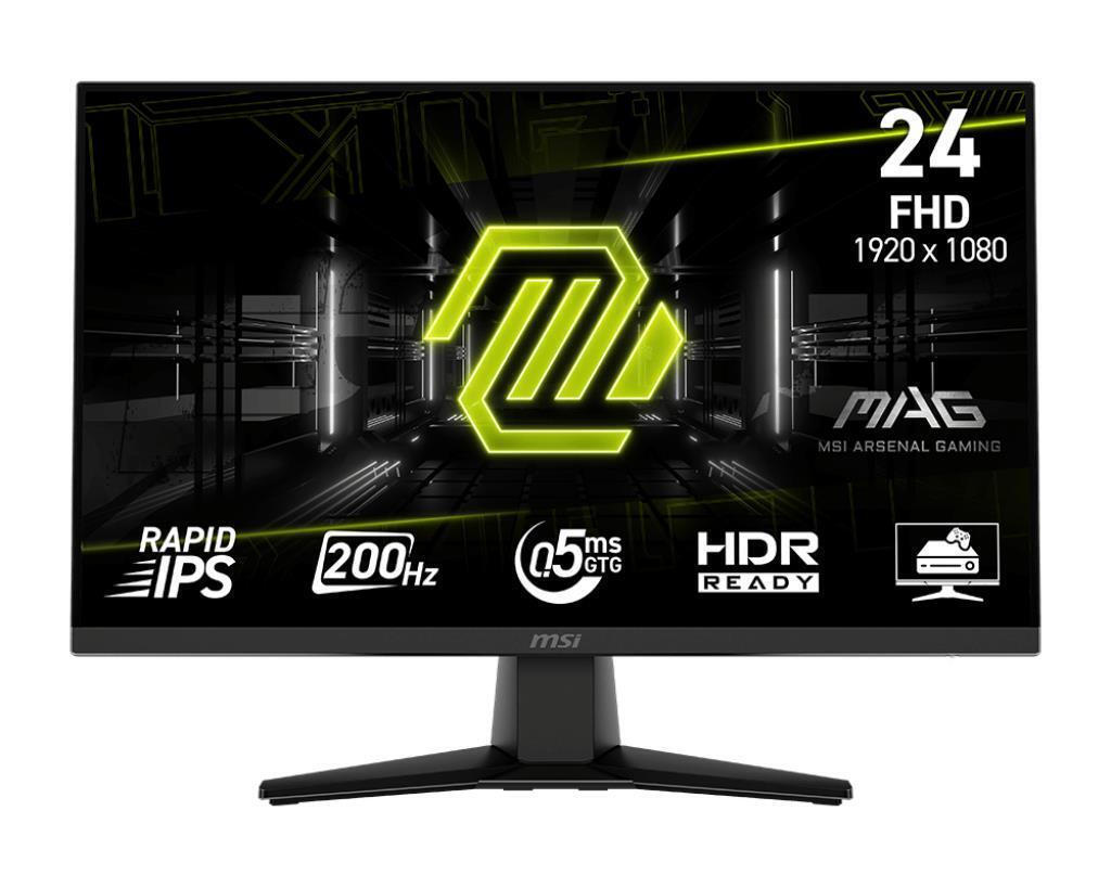MSI MAG242F IPS Gaming Monitor 24" FHD 1920x1080 200Hz with Response Time 0.5ms GTG view 1