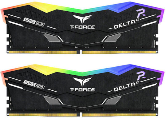 TeamGroup DELTAα RGB DDR5 32GB RAM with 2x16GB Modules and Speed 6000 for Desktop FF7D532G6000HC30DC01 vue 3