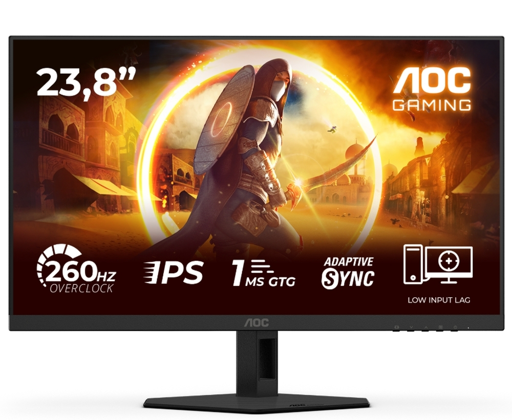 AOC 24G4ZRE IPS Monitor 23.8" FHD 1920x1080 260Hz with 1ms Response Time GTG