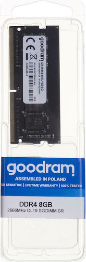 GoodRAM DDR4 with Module 1x8GB and Speed 2666 for Laptop GR2666S464L19S/8G view 3