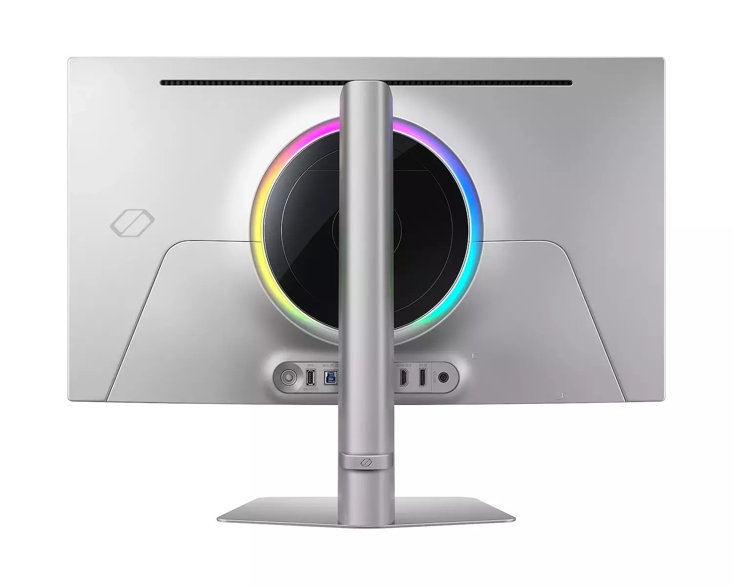 Samsung G8 G81SF OLED HDR Monitor 32" 4K 3840x2160 240Hz with 0.03ms Response Time GTG Silver vue 6