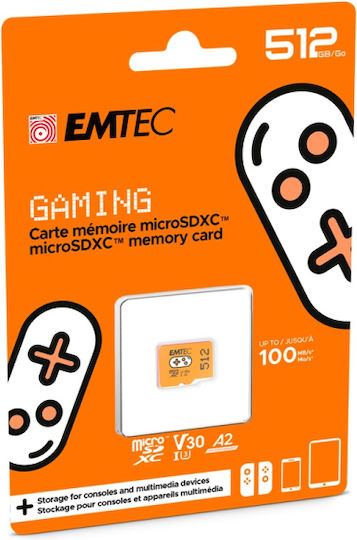 Emtec microSDXC 512GB Class 10 U3 V30 A1 UHS-I view 2