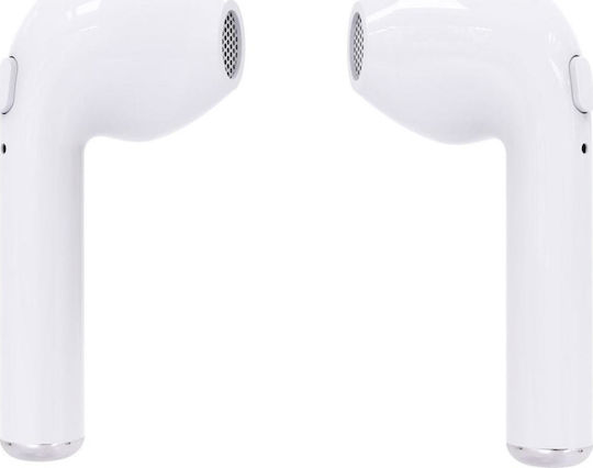 TWS i7s Earbud Bluetooth Handsfree Earphones with Charging Case White view 3