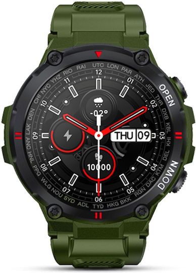Giewont 430-3 Smartwatch with Heart Rate Monitor (Green) view 6