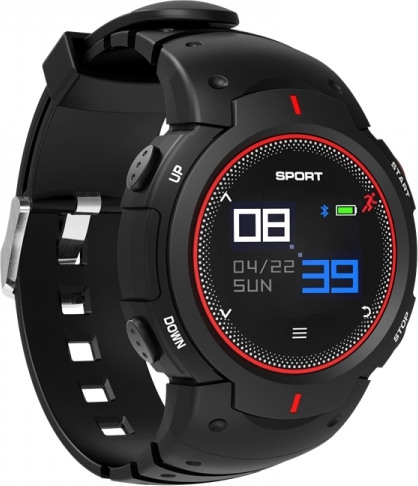 NO.1 F13 Smartwatch with Heart Rate Monitor (Black)