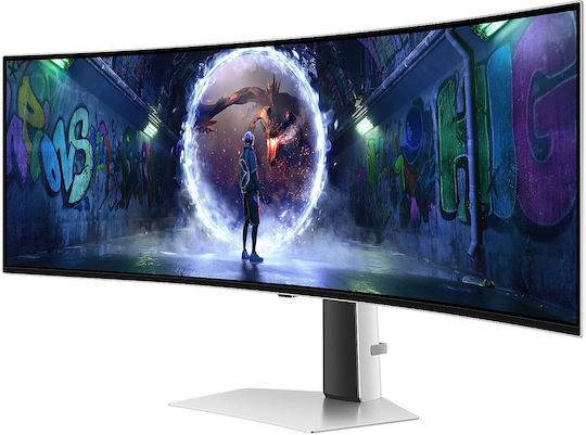 Samsung Odyssey G9 G93SD OLED HDR Curved Monitor 49" 5120x1440 240Hz with Response Time 0.03ms GTG view 2