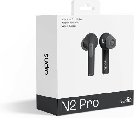 Sudio N2 Pro In-ear Bluetooth Handsfree Earphones with Sweat Resistance and Charging Case Black vue 5