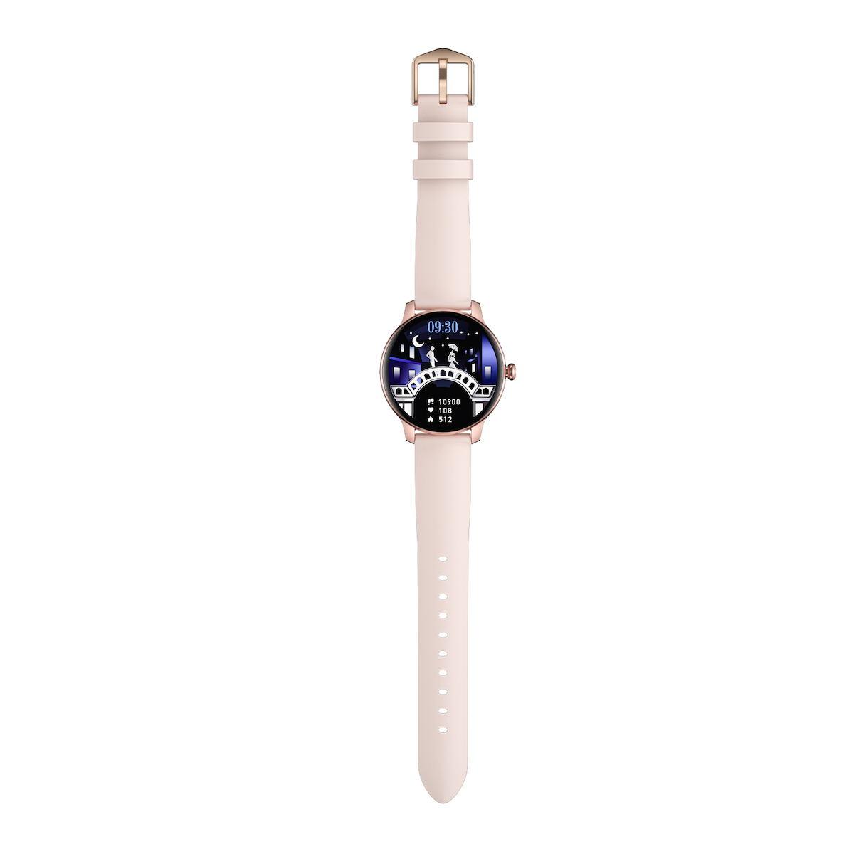 LadyCrown FiT Aluminium Smartwatch with Heart Rate Monitor (Gold) vue 8