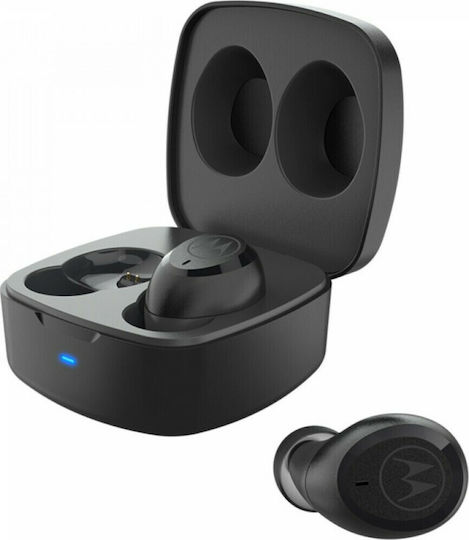 Motorola Vervebuds 100 Bluetooth Handsfree Earphones with Sweat Resistance and Charging Case Black