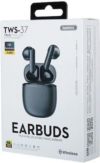 Remax TWS-37 In-ear Bluetooth Handsfree Earphones with Charging Case Black view 2