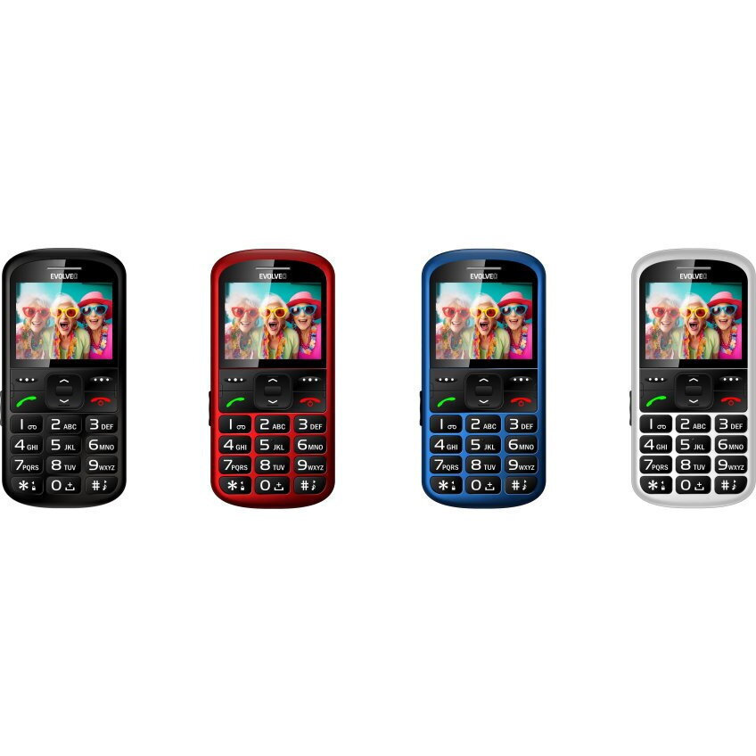 Evolveo EasyPhone XS Single SIM Mobile with Large Buttons Black view 8