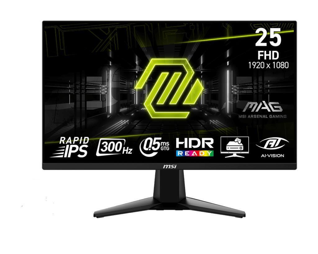 MSI Mag255Xf IPS Monitor 24.5" FHD 1920x1080 300Hz with Response Time 0.5ms GTG view 1