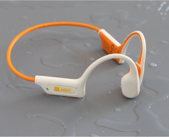 AGM Motion Buds 1 Bluetooth Handsfree Earphones with Sweat Resistance Orange view 2