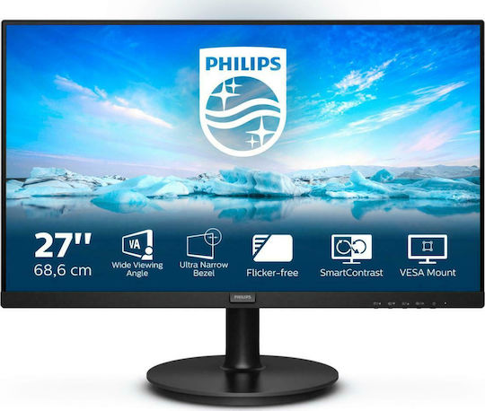Philips V Line 271V8L VA Monitor 27" FHD 1920x1080 with Response Time 4ms GTG view 5
