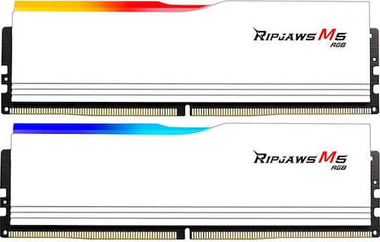 G.Skill Ripjaws M5 RGB DDR5 32GB RAM with 2x16GB Modules and Speed 6000 for Desktop F5-6000J3636F16GX2-RM5RW view 3