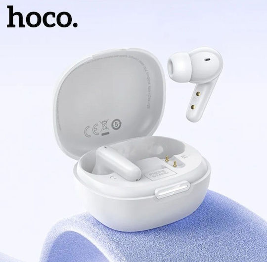 Hoco EQ100 In-ear Bluetooth Handsfree Earphones with Charging Case White view 5