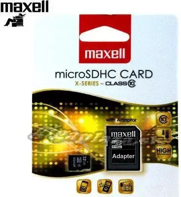 Maxell microSDHC 32GB Class 10 with Adapter view 3