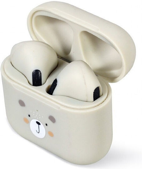Gembird TWS-01 In-ear Bluetooth Handsfree Earphones with Charging Case White view 3