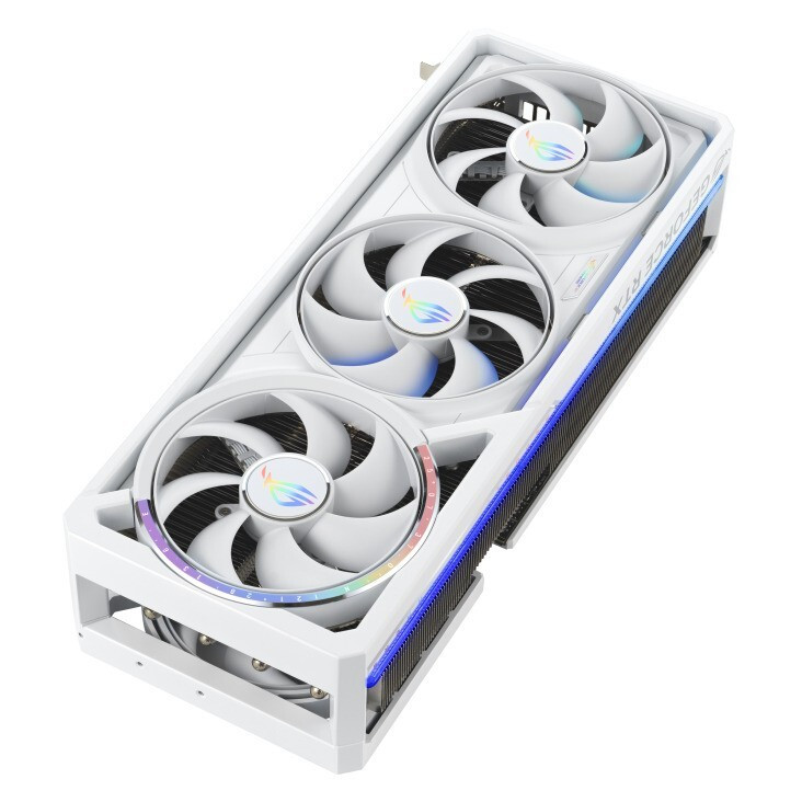 Asus GeForce RTX 5080 16GB GDDR7 ROG Astral White OC Edition Graphics Card 90YV0LV4-M0NA00 view 4