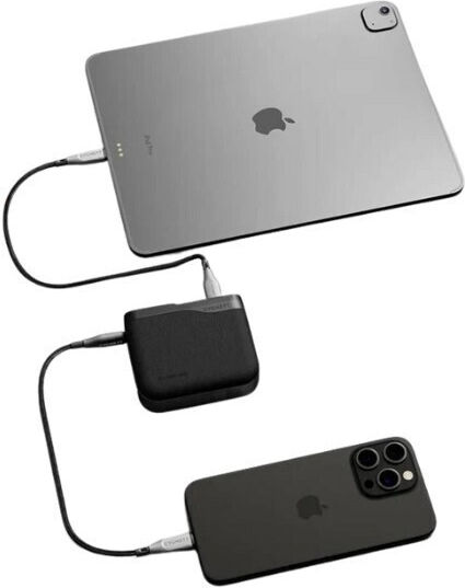 Cygnett Encore Power Bank 10000mAh 45W with USB-A Port and 2 USB-C Ports Black view 3