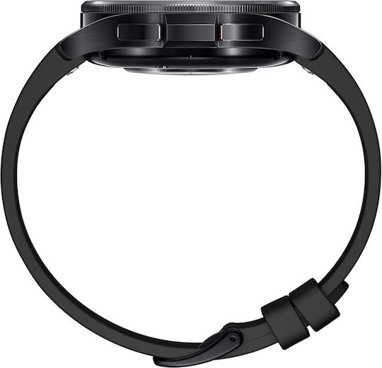 Samsung Galaxy Watch6 Classic LTE Stainless Steel 43mm Waterproof with eSIM and Heart Rate Monitor (Black) view 4