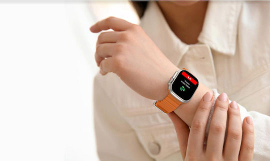 Riversong Motive 8S Smartwatch with Heart Rate Monitor (Orange) view 2