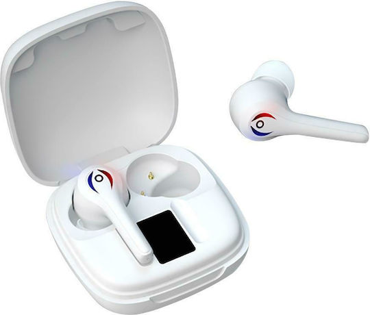 XO X8 In-ear Bluetooth Handsfree Earphones with Charging Case White view 1
