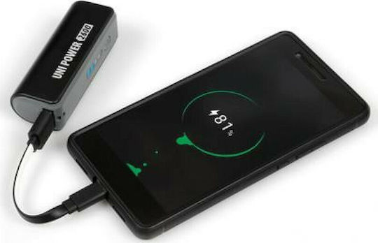 Lampa Uni-Power 2600mAh with USB-A Port Black view 4