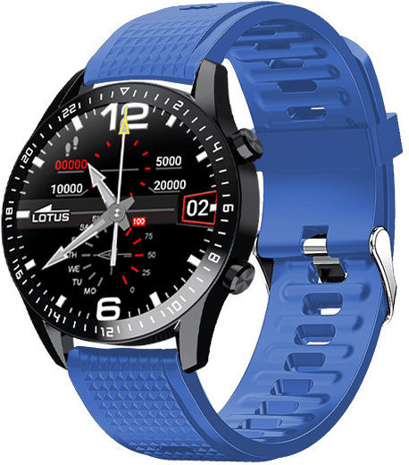 DAS.4 SL13 Smartwatch with Heart Rate Monitor (Black / Blue) view 2