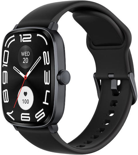 Haylou RS5 50mm Smartwatch with Heart Rate Monitor (Black) view 2