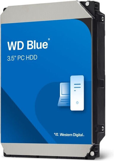 Western Digital Blue 4TB HDD Hard Drive 3.5" SATA III 5400rpm with 256MB Cache for Desktop WD40EZAX view 7