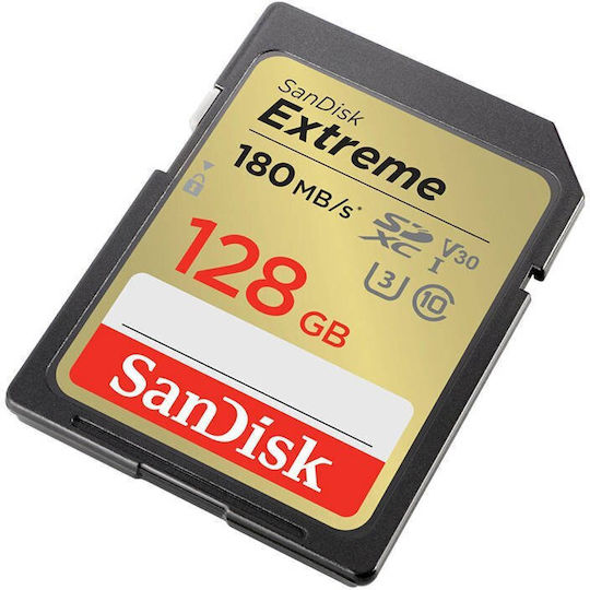 Sandisk Extreme SDXC 128GB U3 V30 UHS-I 180MB/s with Adapter vista 2