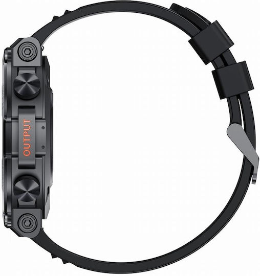 Gravity GT7-1 Pro 47mm Smartwatch with Heart Rate Monitor (Multicolour) vue 2