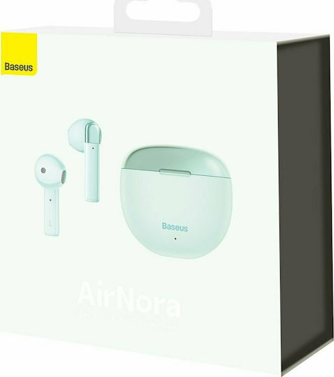 Baseus Encok W2 Earbud Bluetooth Handsfree Earphones with Sweat Resistance and Charging Case Blue vue 7
